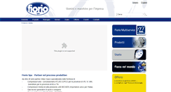 Desktop Screenshot of fiorio.it
